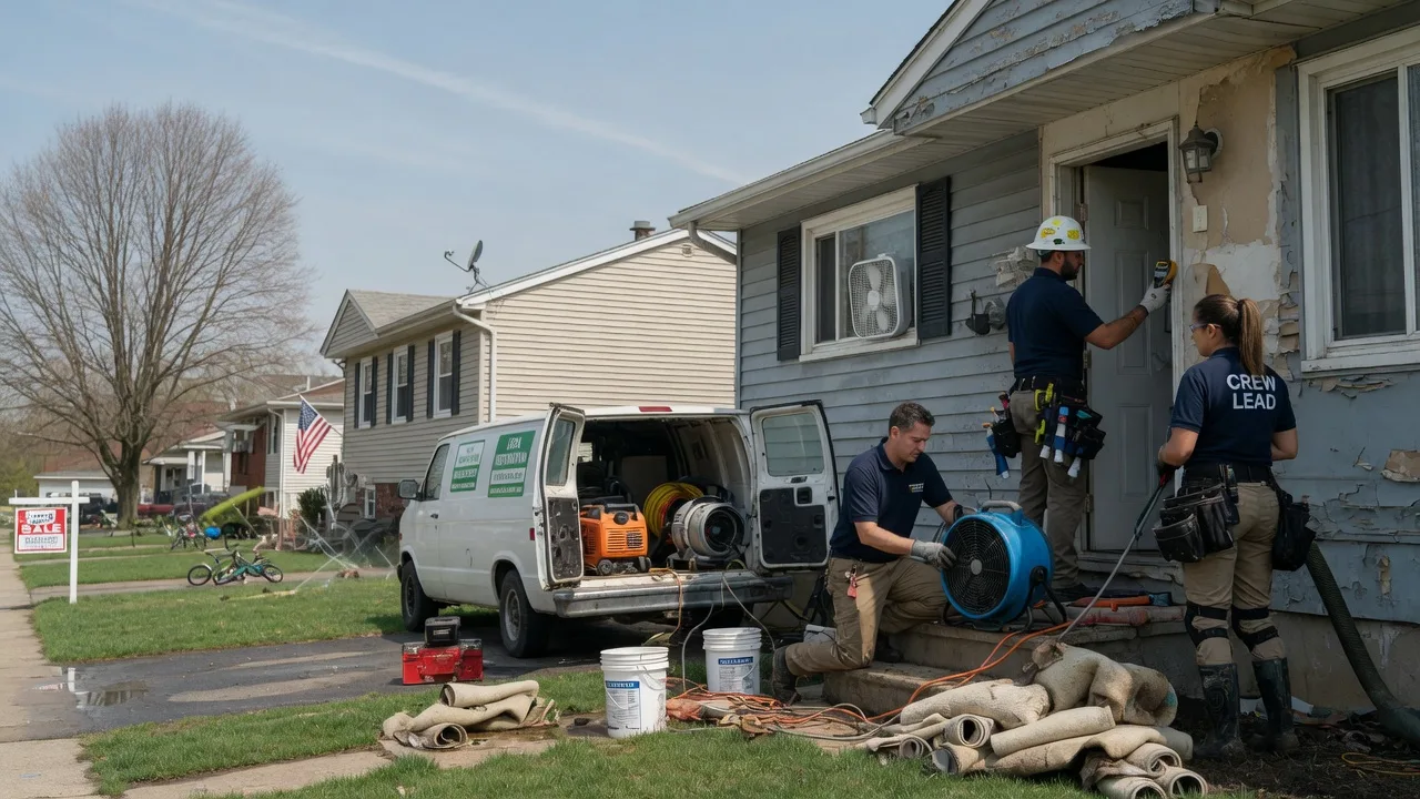 Flood Cleanup in Blue Ball, PA near me